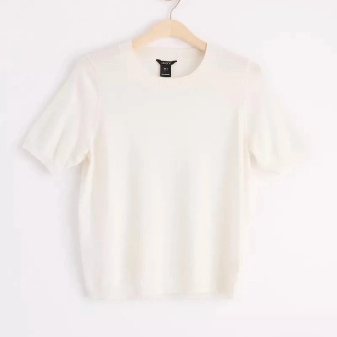 Rosa/röd stickad t-Shirt 