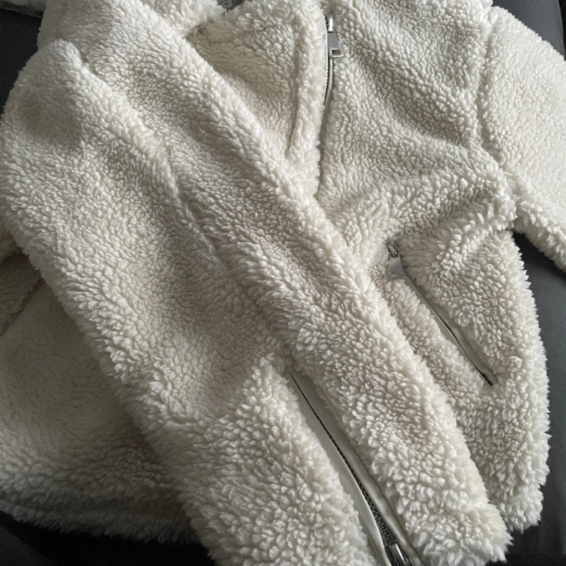 Short teddy zipper jacket - 91