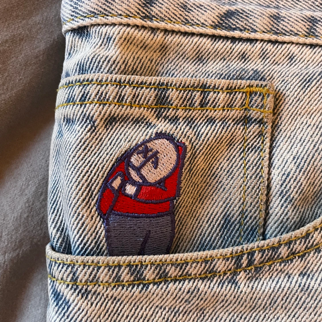 Ljusblå Big Boy Jeans - 90