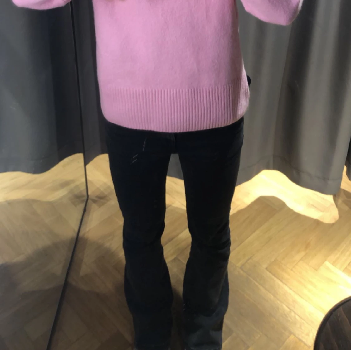 Svarta lowrise jeans