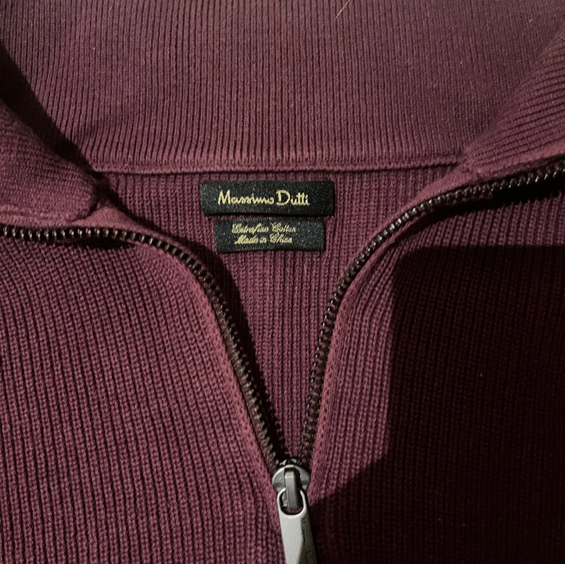 Massimo dutti half zip tröja - 90