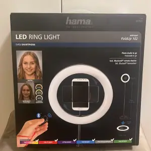LED Ring Light, helt ny. Aldrig använd.