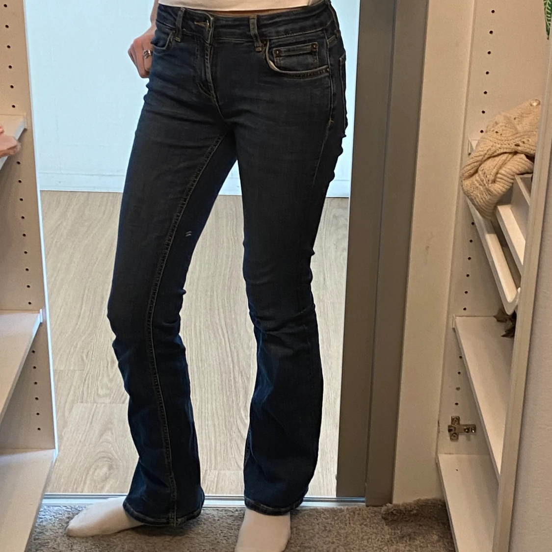 Low waist bootcut jeans - 91