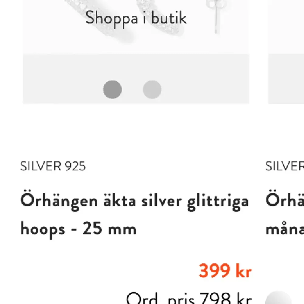 Helt nya superfina äkta silver hoops s925 aldrig använda 🌸 säljs då jag inte använder silver alls☹️. Accessoarer.