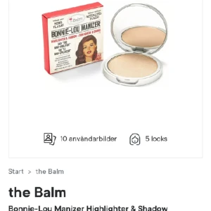 The balm highlighter  - Bara testad en gång, Org pris 270kr