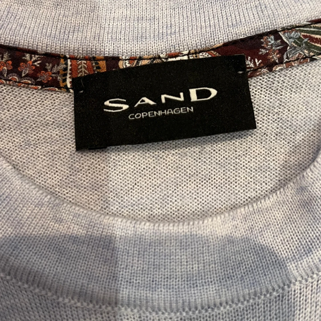 Tunn stickad SAND tröja  - 90