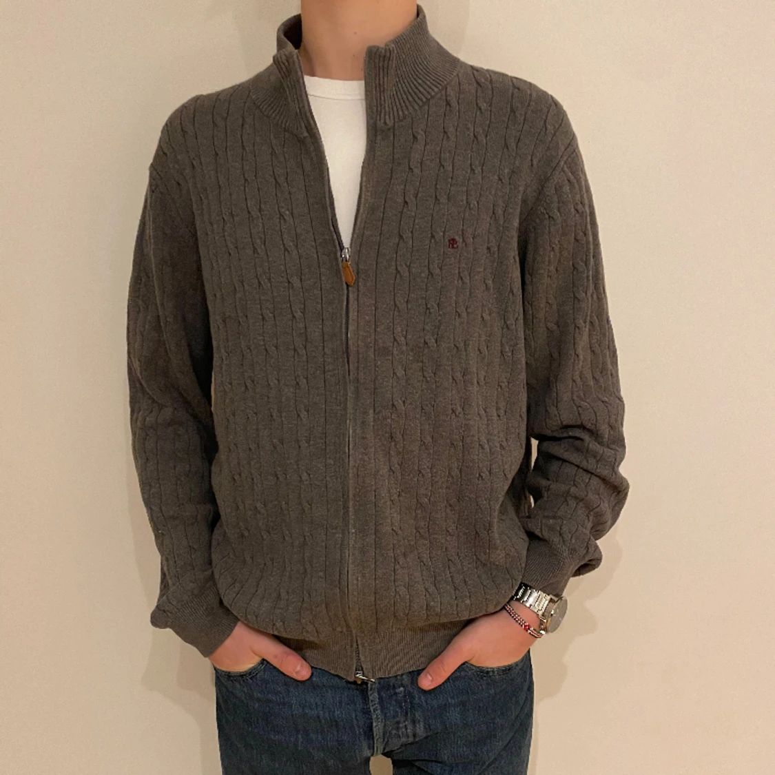 Tröja med dragkedja 