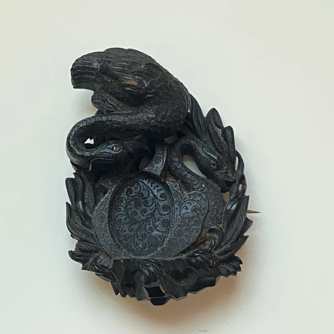 Brosch svart svan - 90