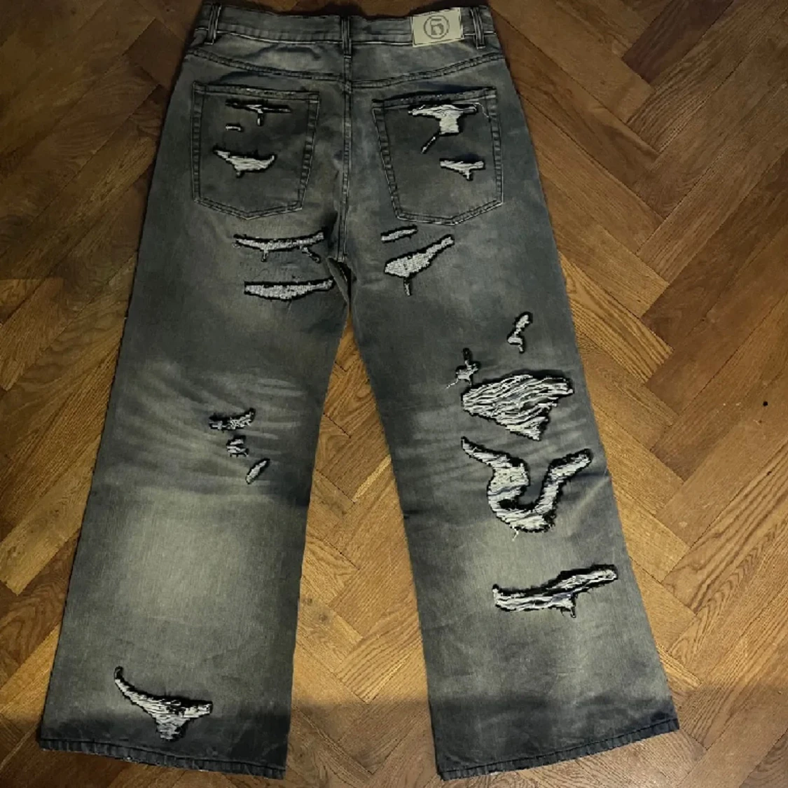 Hand made rust battle denim - 90