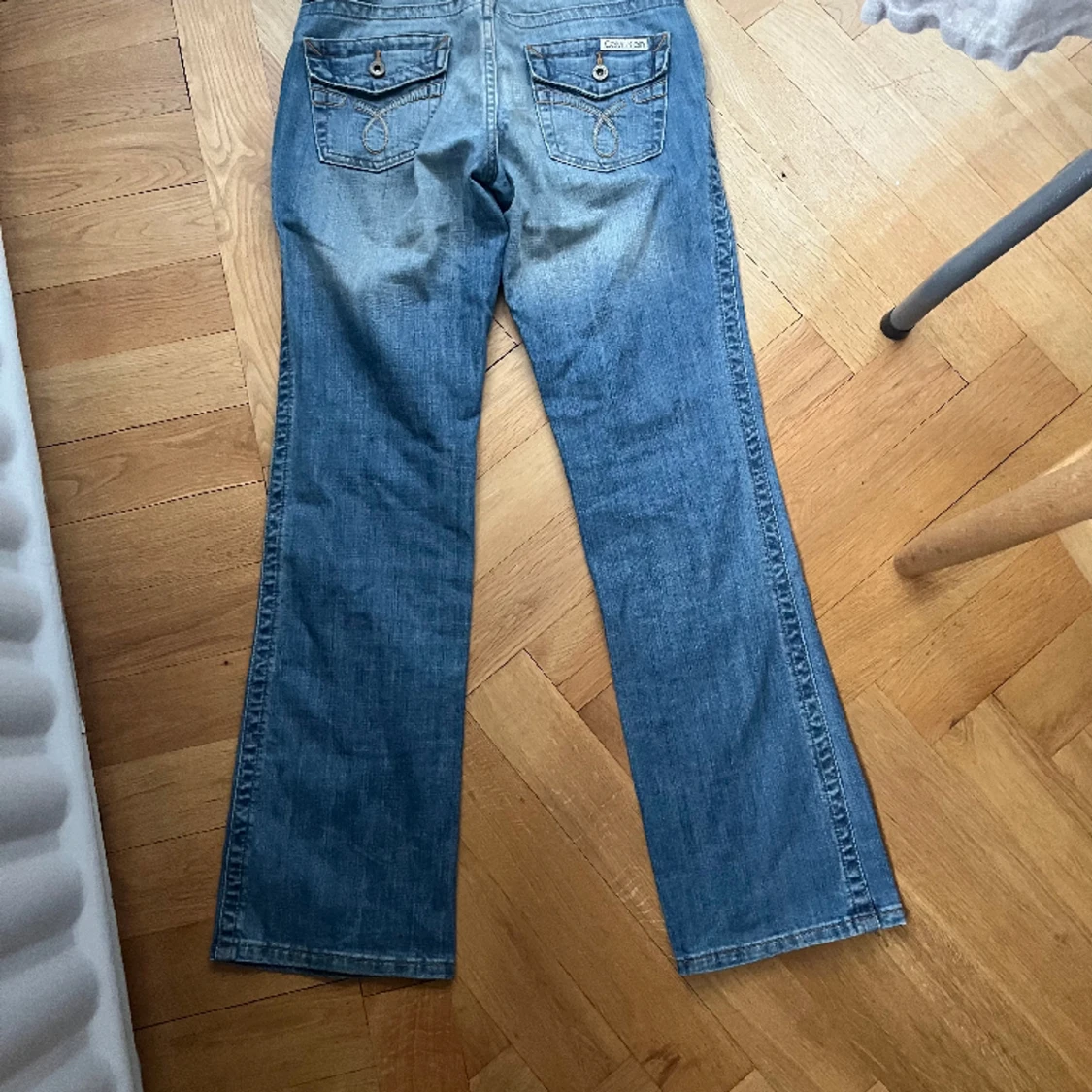 Calvin Klein lågmidjade jeans - 91
