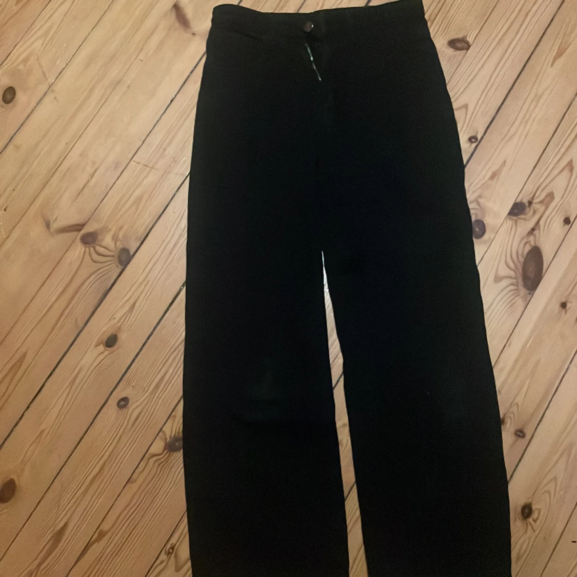 Svarta high waist jeans