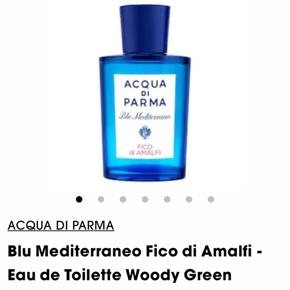 Acqua di Parma fico di Amalfi (parfym) 75 ml använd 4 spray Byten !!!!!  Hör av dig vid  funderingar!!!👑. Accessoarer.