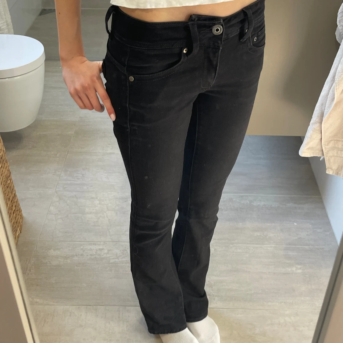 Lågmidjade jeans - 90