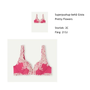 Intimissimi bh - Bh från Intimissimi, stl 75C, modellen heter ”superpushup behå -Gioia Pretty flowers” Använd några ggr men ff fint skick.  Upplever inte den som super push up.  Bud är på 200kr 