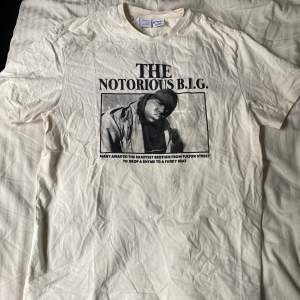 Oversized Biggie t-shirt, använd en gång, köpt på Bershka o finns inte i butik längre, stl XS, unisex 