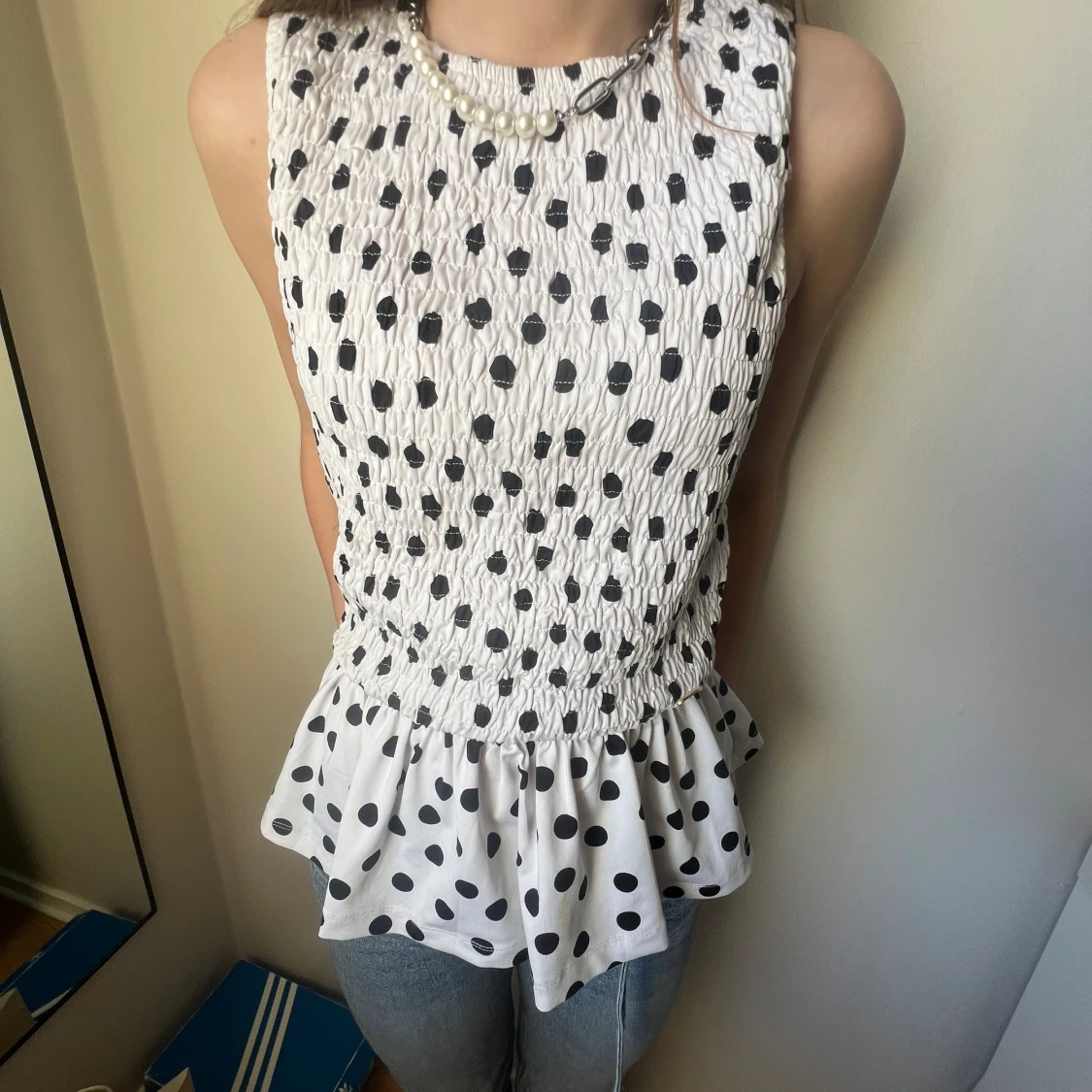 Prickig sommar topp - 90