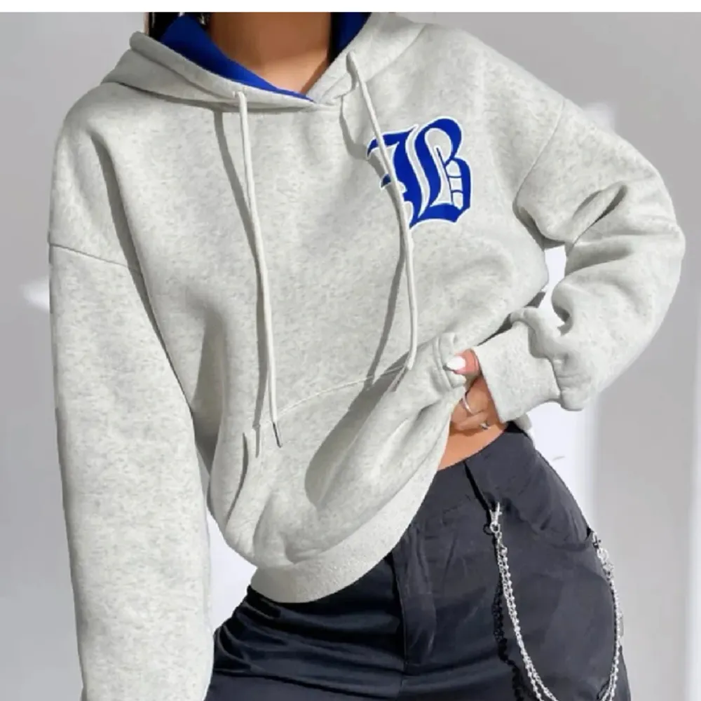 En lite mer oversized hoodie, är använd bara ett par gånger o är som ny. +frakt. ord pris : 250kr, säljs för 100kr. Hoodies.