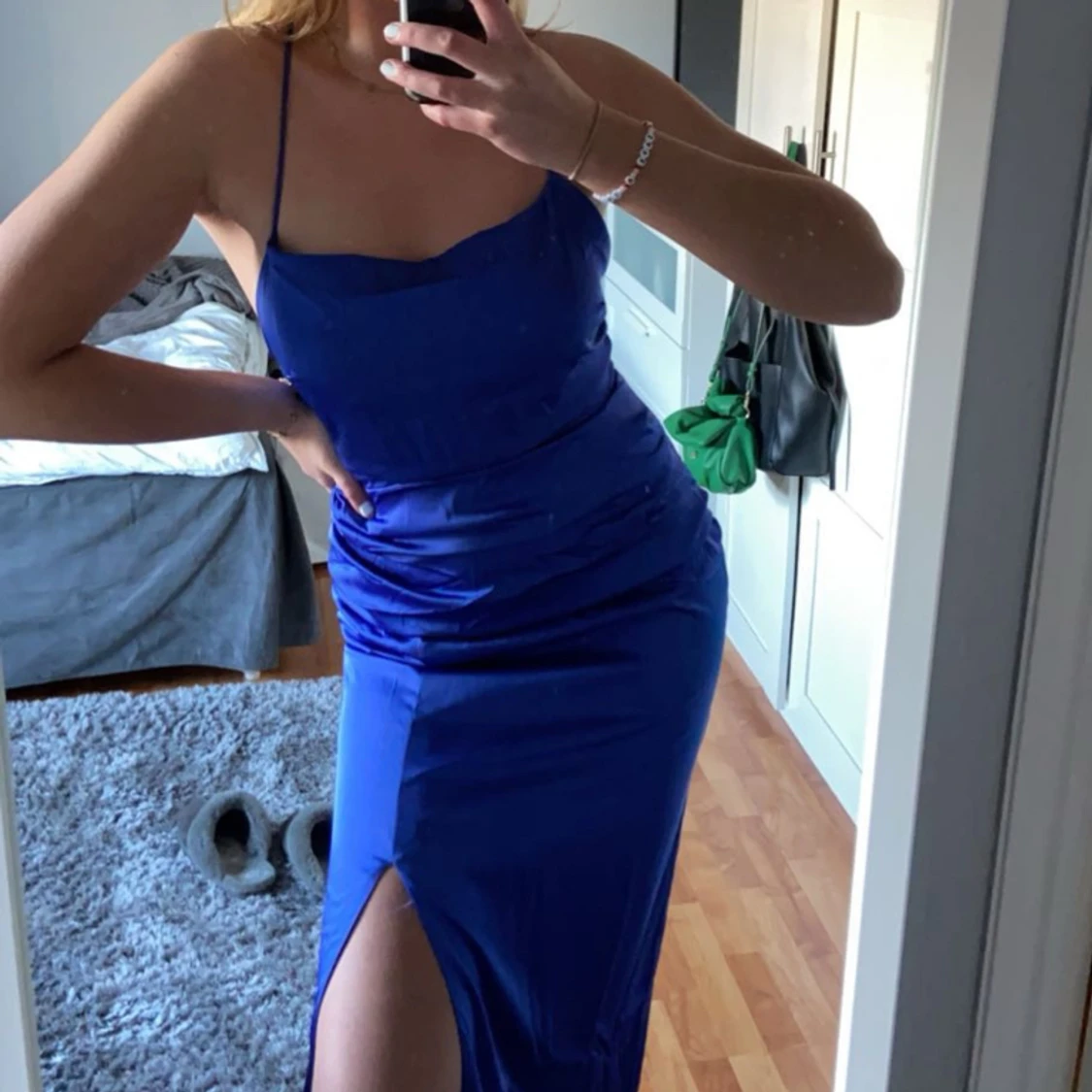 Blå balklänning  - 90