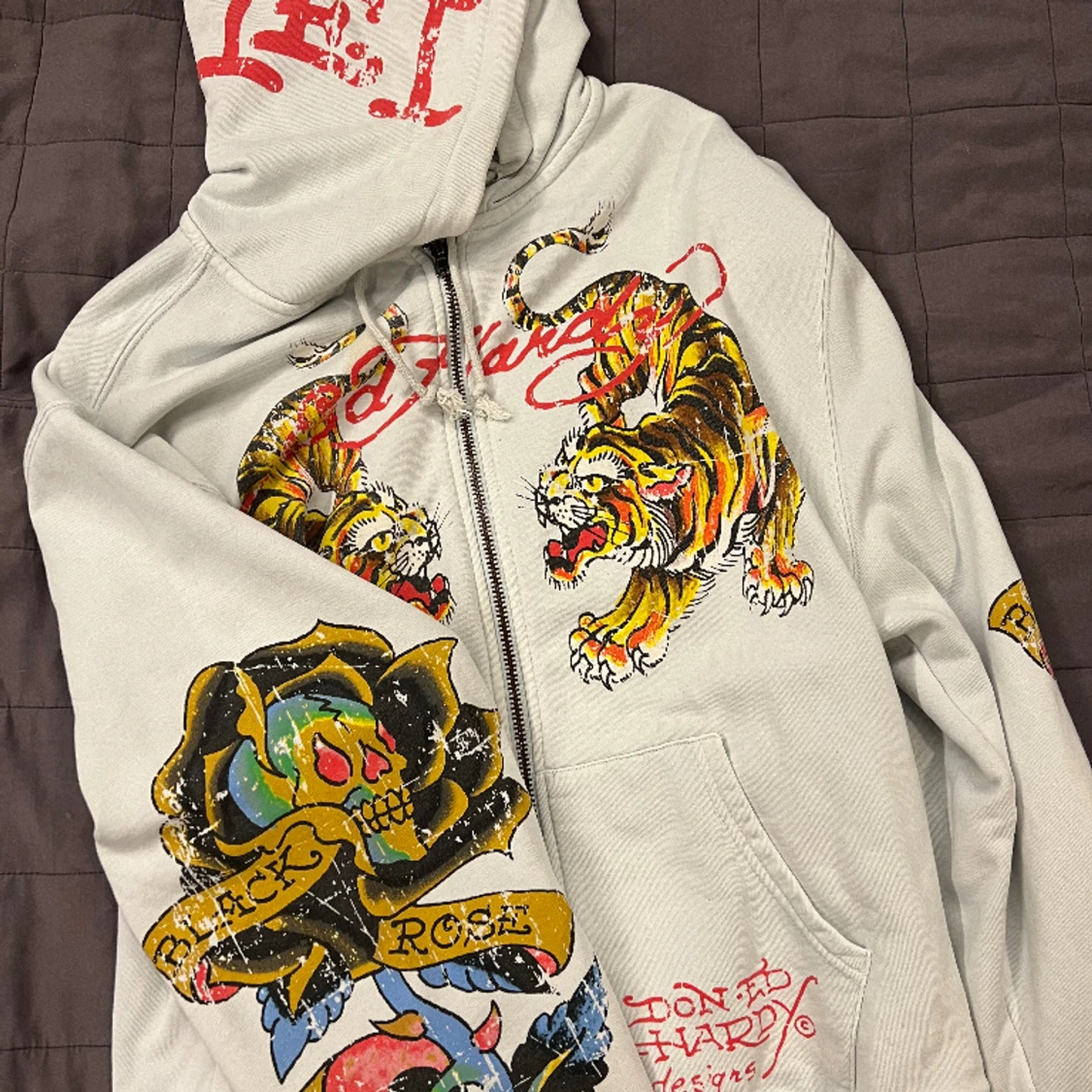 Ed hardy X Urban Outfitters Zip Up - 90