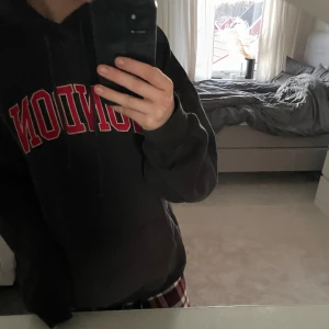 Brandy Melville  - Superfin Hoodie från brany Melville, finns två storlekar men har oversized och den sitter väldigt stort på mig som vanligtvis har xs, köpt för 500kr(säljs ej längre)