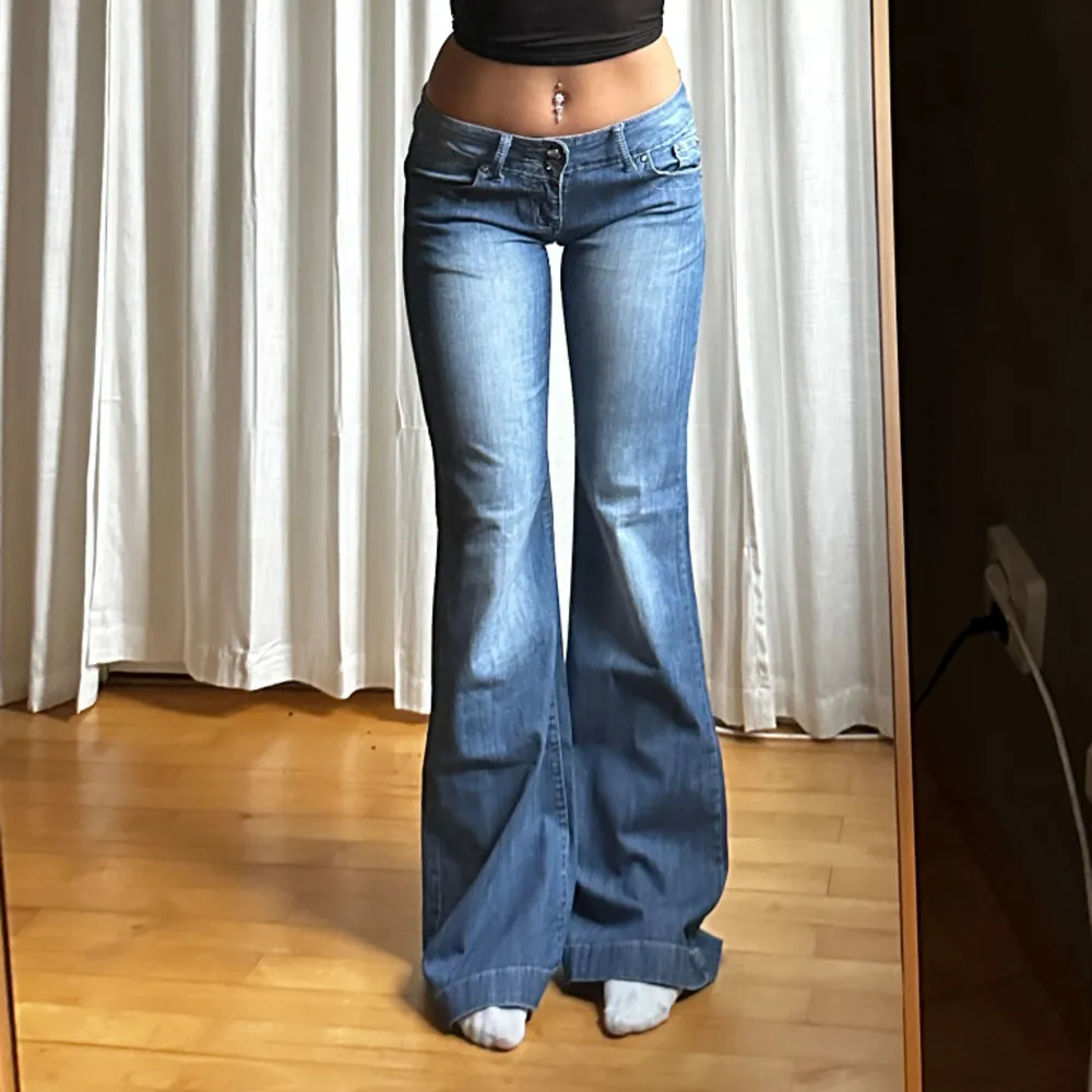 Vintage från Riever💓midja 41 innerben 84 jae 165. Jeans & Byxor.