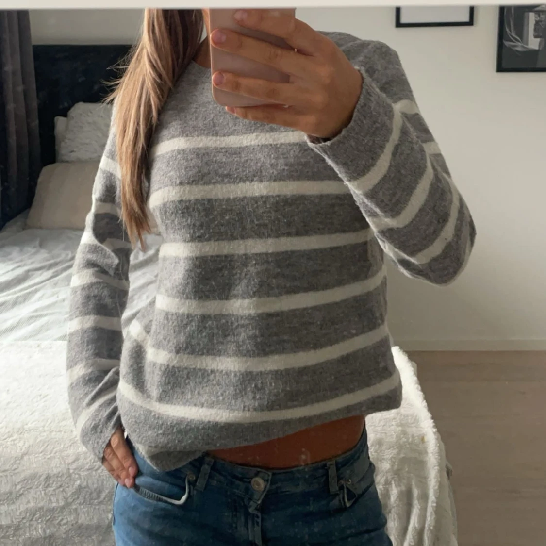 stickad tröja  - 90