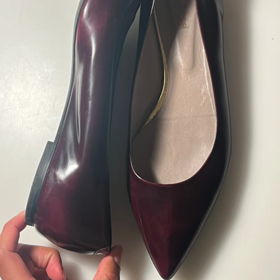 Vintage röda ballerinaskor - 92