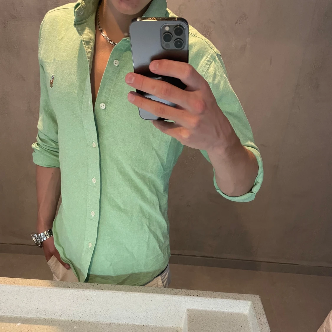 Ralph Lauren ”Oxford” skjorta  - 90