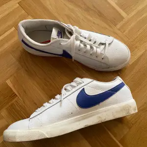 Använda blåa Nike skor. Utan box. Vill bara få bort dom, därför är priset väldigt lågt.