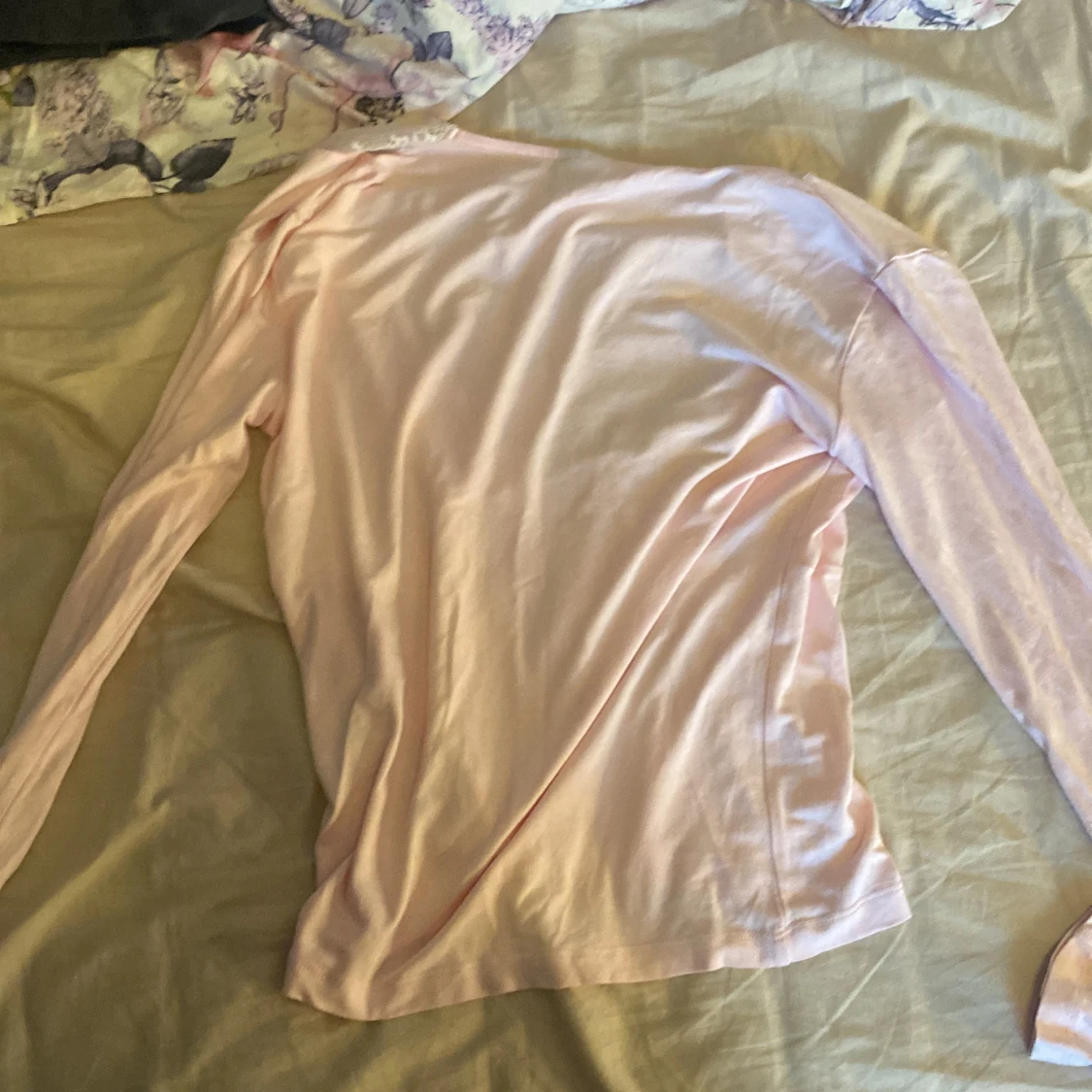 Rosa långärmad topp - 92