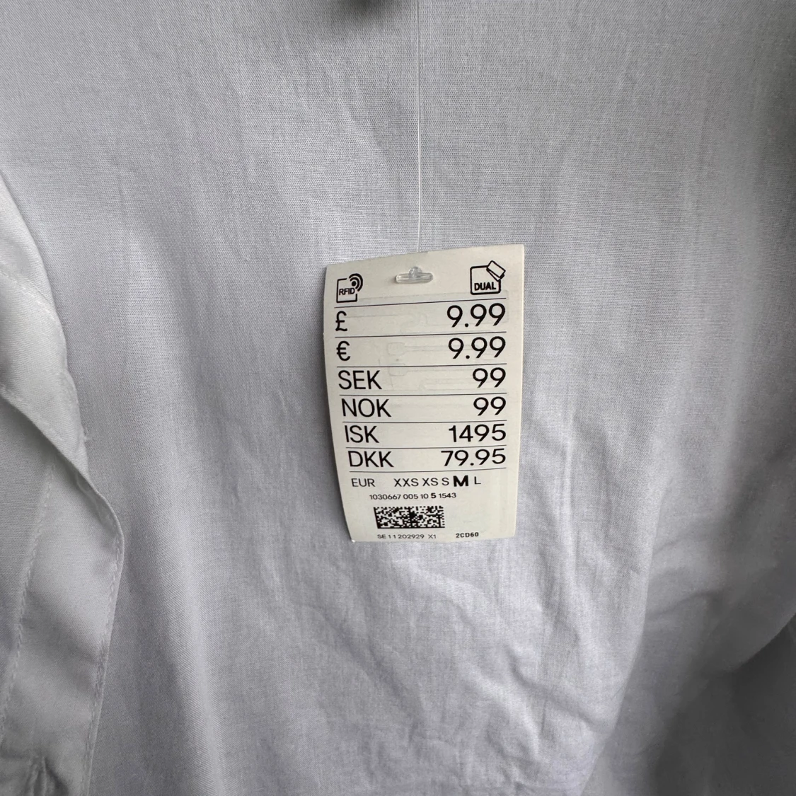 Croppad skjorta - 91