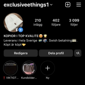 Topp kvalite märkesvaror  - Instagram - @exclusiveethings1 Topp kvalite kopior 
