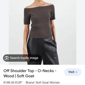 Nån som säljer denna tröja från soft goat hör gärna av dig!  I storlek xs-s 