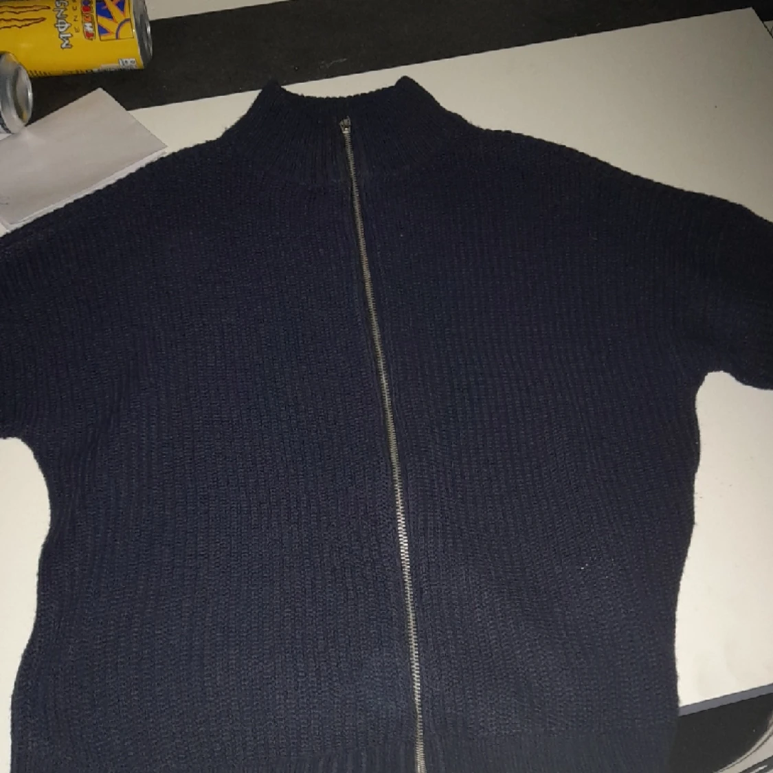 Mörkblå kofta - 90