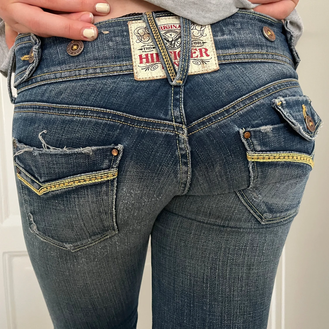 Tommy Hilfiger lågmidjade bootcut jeans - 91