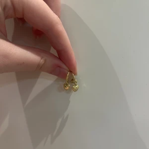 Örhängen - Små gulliga hjärtörhängen från pilgrim. Extremt söta, säljs inte längre. Bara använda 2 gånger  Nypris 349 kr Mitt pris 200 
