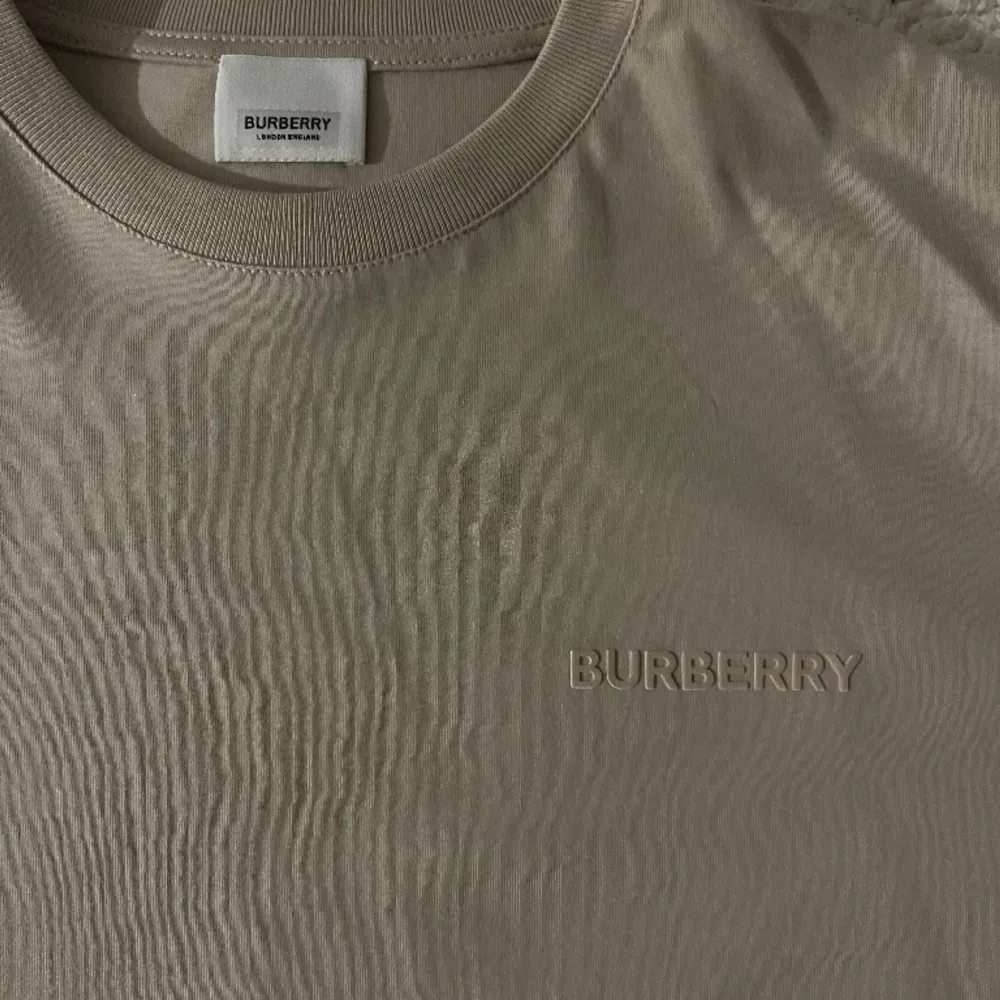 Hej, jag säljer en Burberry t-shirt storlek L. Använd en gång och har inga problem. Pris kan diskuteras.1:1. T-shirts.