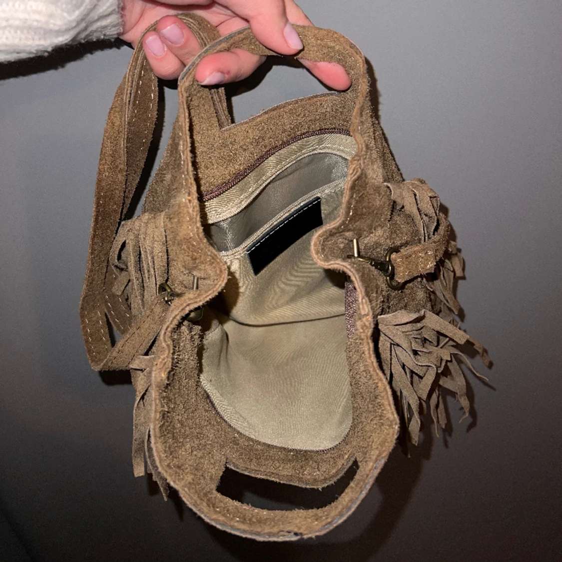 Brun mocca väska  - 91