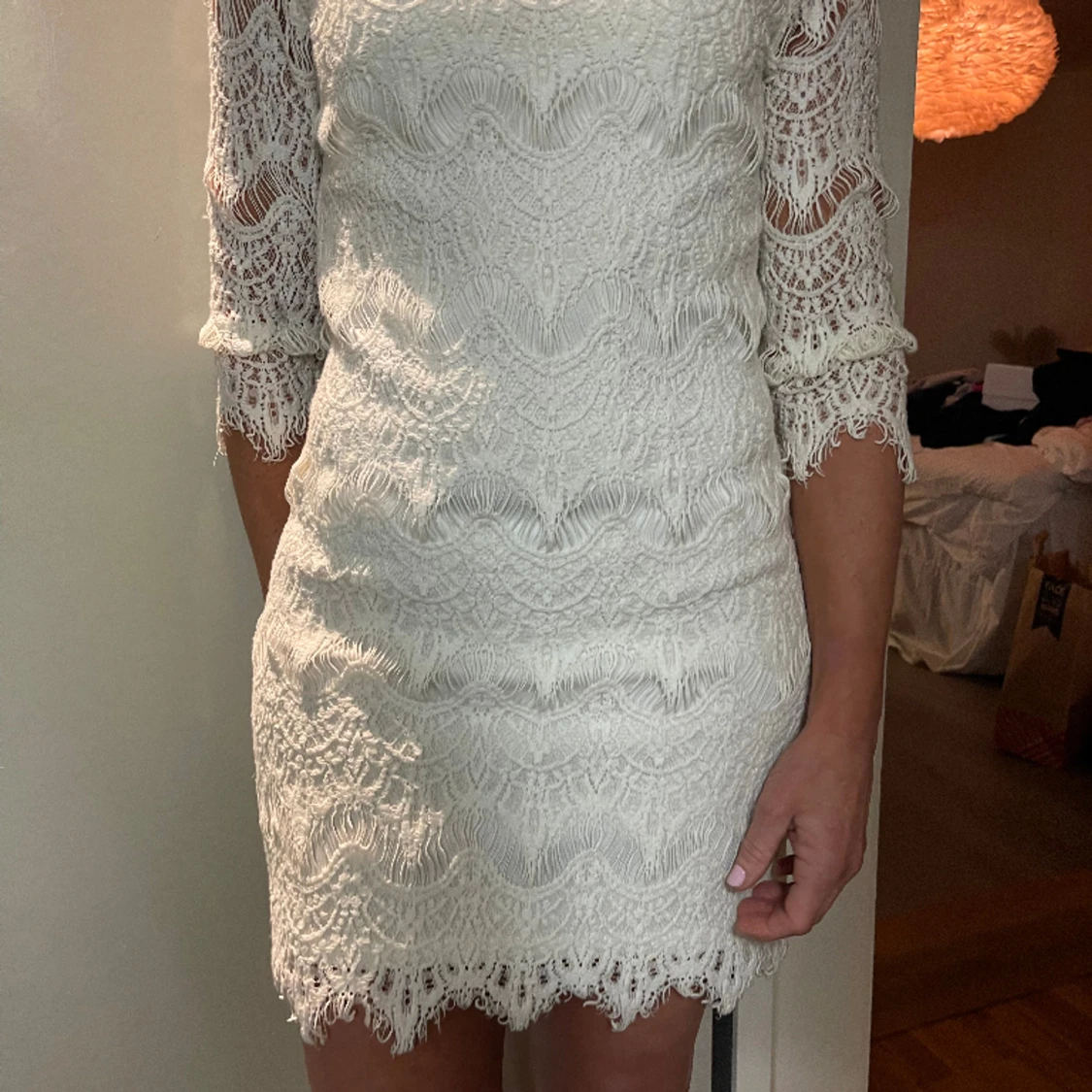Vit klänning - 90