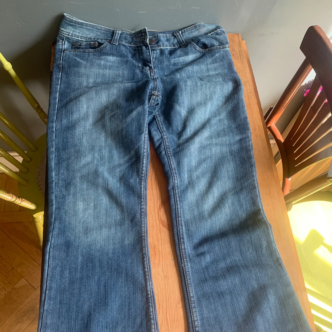 Låga bootcut jeans - 91