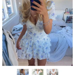 Blommig klänning - Jag säljer min helt nya blommiga klänning från vylander i storlek xs, dvs helt nytt skick med lappar kvar. 