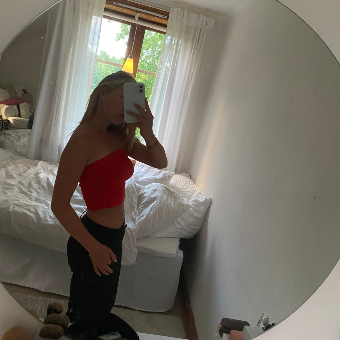 Motel Rocks röd tub-topp - 90