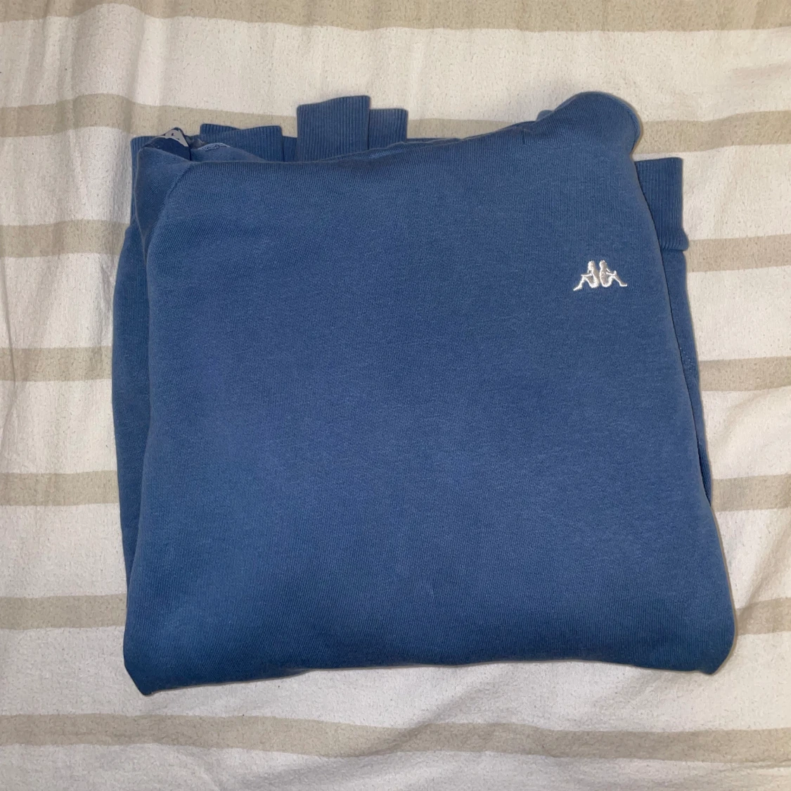 Blå/grå Kappa-hoddie - 92