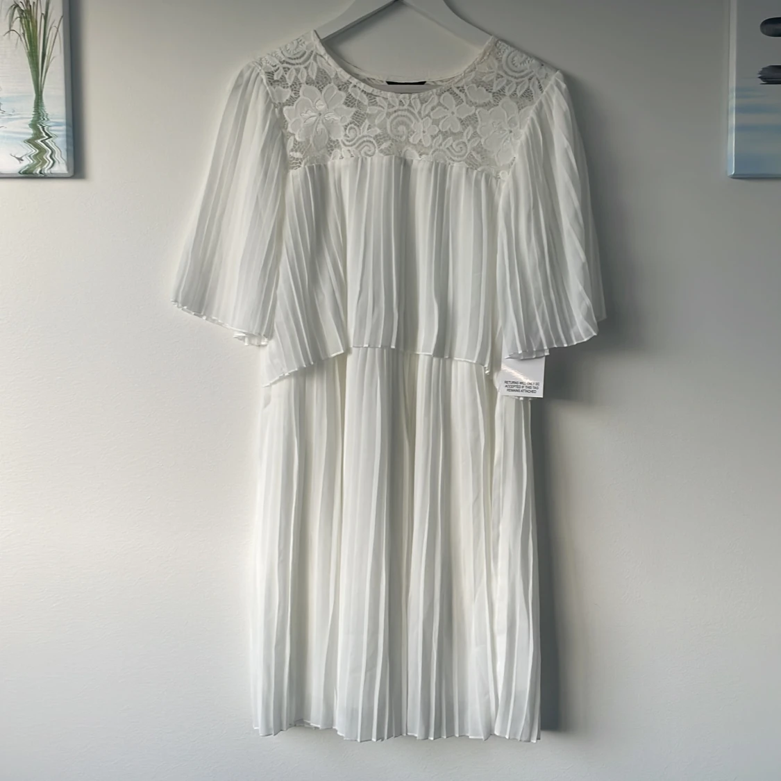 Vit sommarklänning - 90