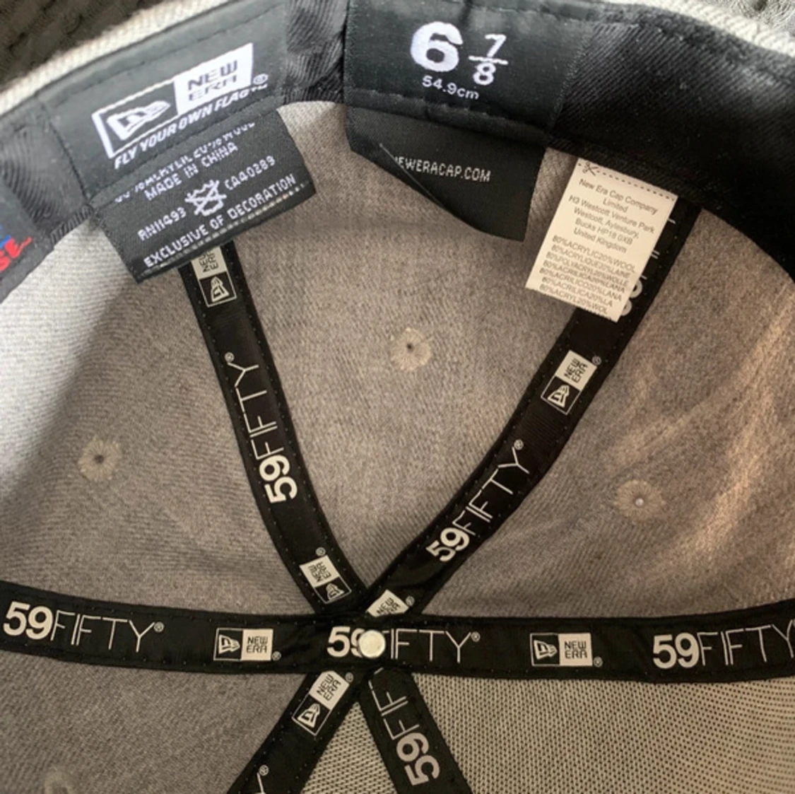 Ljusgrå New York Yankees keps 59fifty - 92