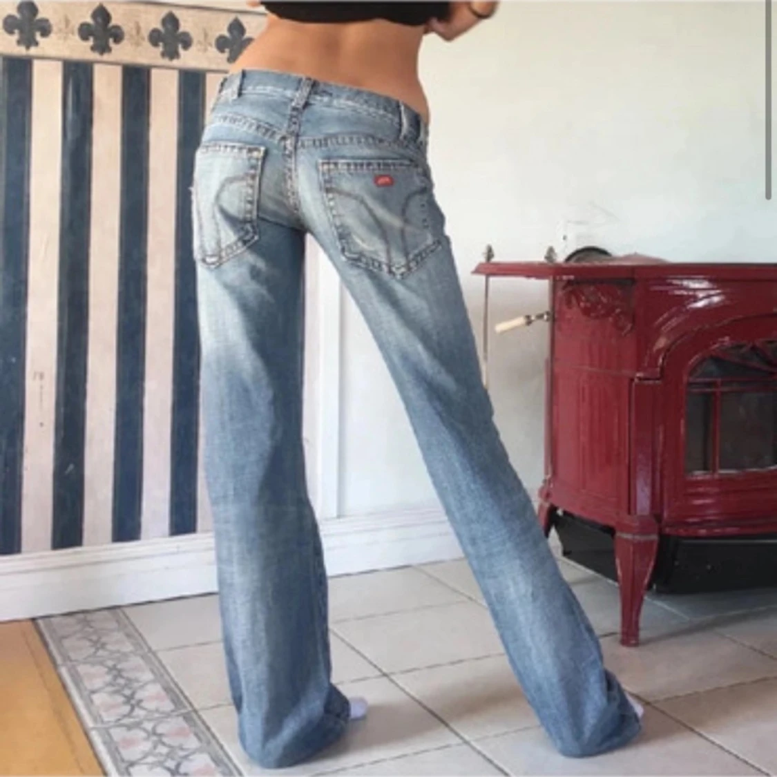 Bootcut, low waist jeans  - 92