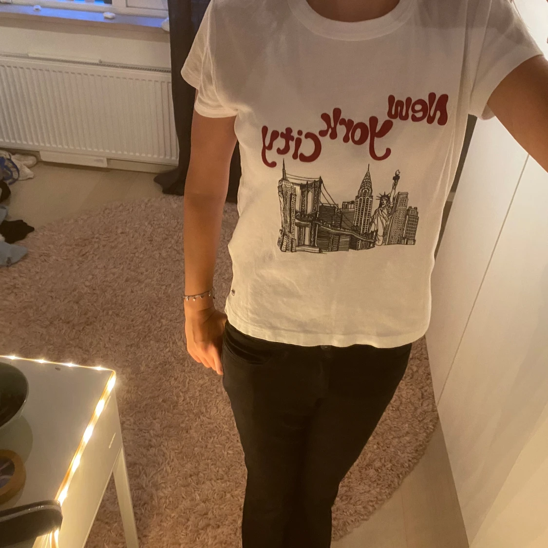 T-shirt New Yourk City tryck.  - 90