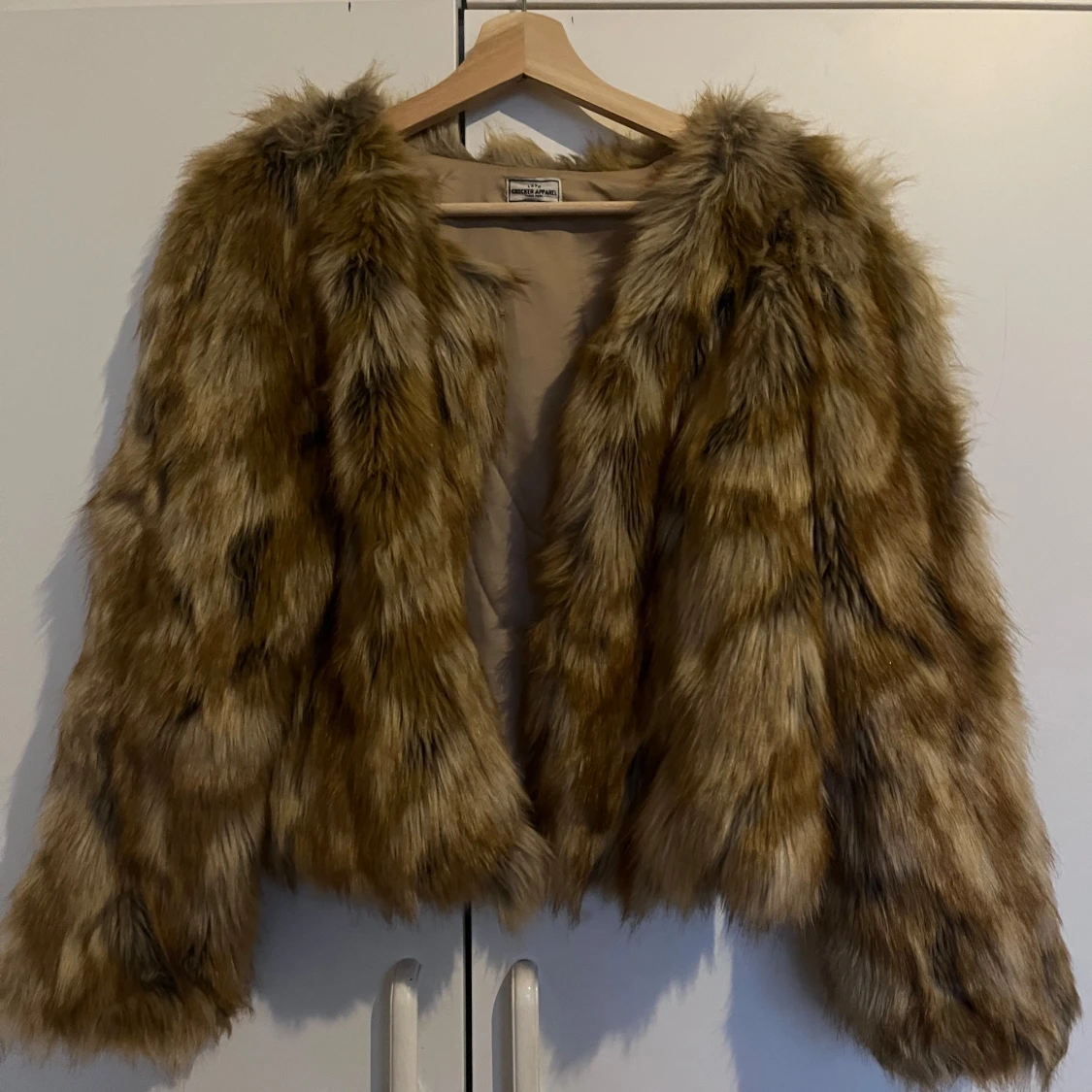 Faux Fur brown coat