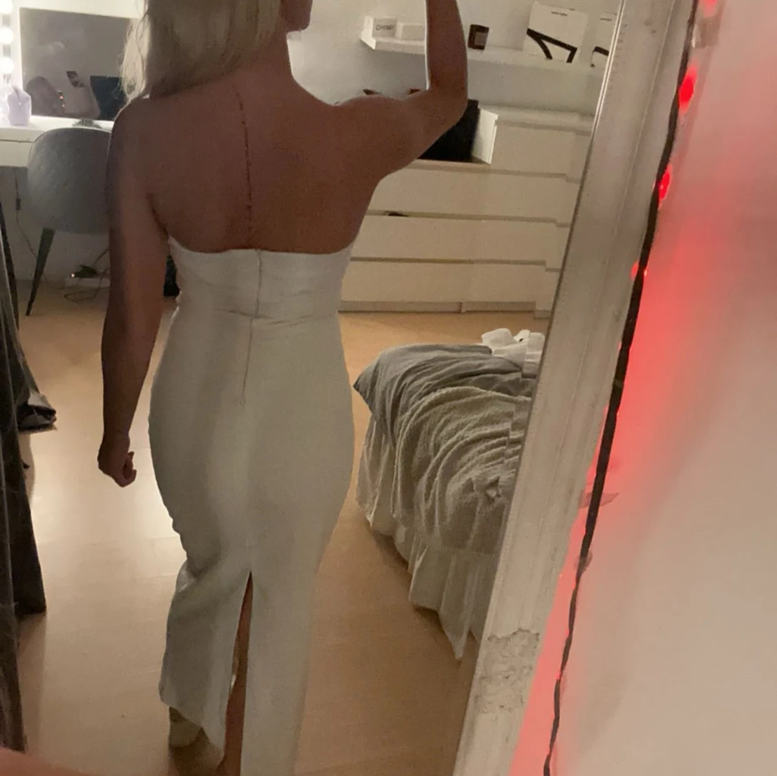 Zara klänning vit  - 90