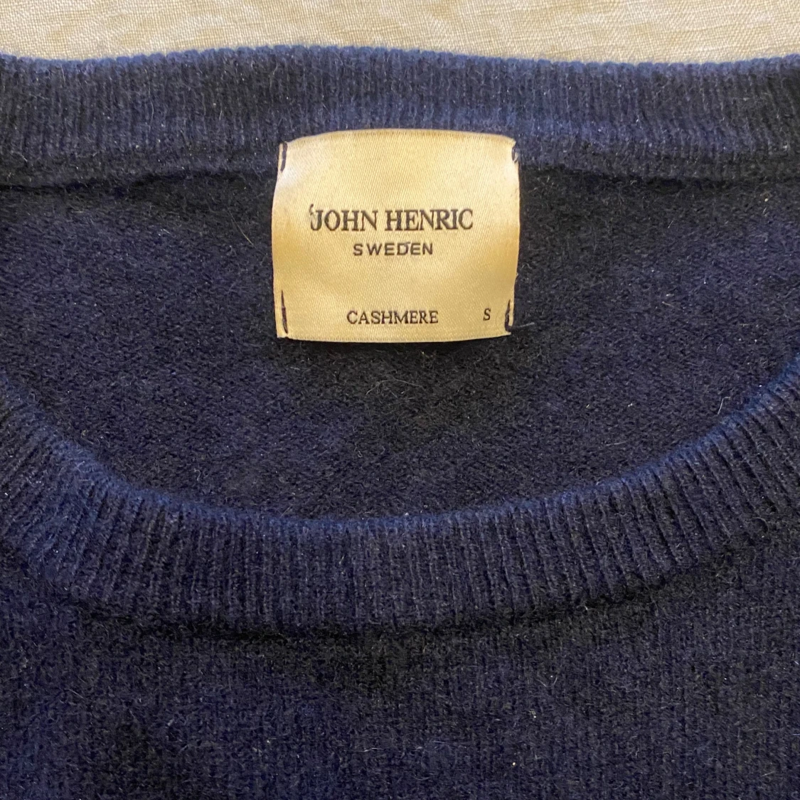 John Henric Kashmir tröja | Navy - 91